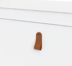 Home affaire Schuhschrank »Madrid, Schuhaufbewahrung mit Griffen, skandinavisches Design« Mit 4 Klappen, jeweils 2 Böden, B: 102 cm, H: 103 cm, Zwei Griffarten