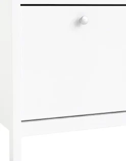 Home affaire Schuhschrank »Madrid, Schuhaufbewahrung mit Griffen, skandinavisches Design« Mit 4 Klappen, jeweils 2 Böden, B: 102 cm, H: 103 cm, Zwei Griffarten