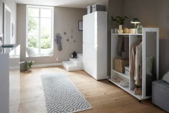 Home affaire Schuhschrank »MISTER Schuhkommode, Schuhmöbel, Schuhregal, Hochglanz lackiert« Breite 120 cm, Höhe 200 cm, 6 Türen, 24 Fächer, ca.58 paar Schuhe