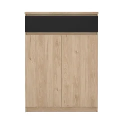 Home affaire Schuhschrank »Naia Schuhaufbewahrung, Schuhkommode, Schuhregal, Garderobenschrank,« mit 2 Türen und 4 Einlegeböden, 1 Schublade, Breite 80 cm