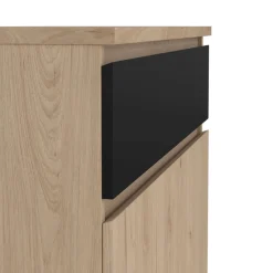 Home affaire Schuhschrank »Naia Schuhaufbewahrung, Schuhkommode, Schuhregal, Garderobenschrank,« mit 2 Türen und 4 Einlegeböden, 1 Schublade, Breite 80 cm