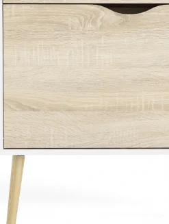 Home affaire Schuhschrank »Oslo Schuhaufbewahrung, Schuhkommode, Schuhregal, Garderobenschrank« mit 3 Klappen, Breite 70 cm, Höhe 139 cm