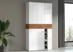 Home affaire Schuhschrank »Savona« Höhe 200cm, 12 Einlegeböden, 21 Fächer