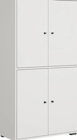 Home affaire Schuhschrank »Schuhkommode Dino« Stauraum mit 4 Türen und verstellbaren Einlegeböden, Breite 70 cm
