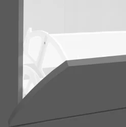 Home affaire Schuhschrank »Schuhschrank mit Klappen / Schuhkommode, Höhe 161 cm« onda 71 cm breit, Anthrazit,mit 4 klapptüren, made in italy