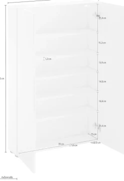 Home affaire Schuhschrank »Tozzi«