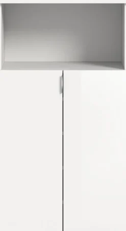 Home affaire Schuhschrank »Trondheim Schuhschrank, Höhe 110 cm,« 1 Stk. tlg. hochglanz, für ca. 12 Paar Schuhe, 3 Einlegeböden, Schuhschrank,Flur