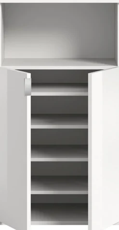Home affaire Schuhschrank »Trondheim Schuhschrank, Höhe 110 cm,« 1 Stk. tlg. hochglanz, für ca. 12 Paar Schuhe, 3 Einlegeböden, Schuhschrank,Flur