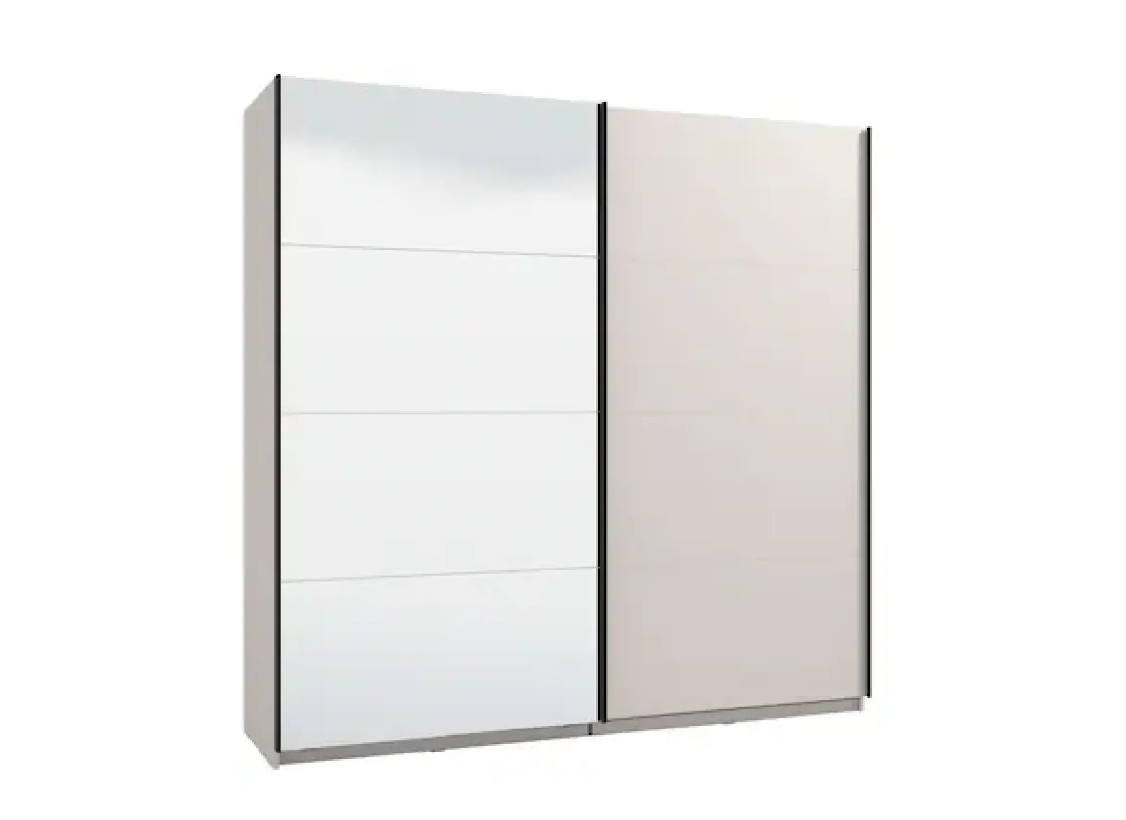 Home affaire Schwebetürenschrank »Lucca, Kleiderschrank mit Spiegel und Glastür, FSC®-zertifiziert« wahlweise mit 3 verschiedenen Innenausstattungen, 220x62x217,5cm
