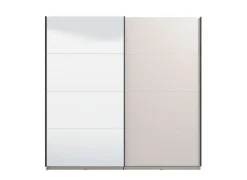 Home affaire Schwebetürenschrank »Lucca, Kleiderschrank mit Spiegel und Glastür, FSC®-zertifiziert« wahlweise mit 3 verschiedenen Innenausstattungen, 220x62x217,5cm
