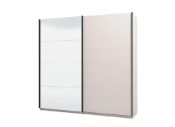Home affaire Schwebetürenschrank »Lucca, Kleiderschrank mit Spiegel und Glastür, FSC®-zertifiziert« wahlweise mit 3 verschiedenen Innenausstattungen, 220x62x217,5cm