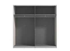 Home affaire Schwebetürenschrank »Lucca, Kleiderschrank mit Spiegel und Glastür, FSC®-zertifiziert« wahlweise mit 3 verschiedenen Innenausstattungen, 220x62x217,5cm