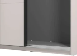 Home affaire Schwebetürenschrank »Lucca, Kleiderschrank mit Spiegel und Glastür, FSC®-zertifiziert« wahlweise mit 3 verschiedenen Innenausstattungen, 220x62x217,5cm