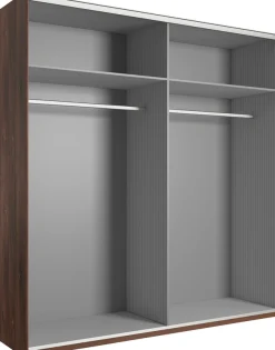 Home affaire Schwebetürenschrank »Sigma, Breite 200 cm, moderner Kleiderschrank, Made in Europe« Wäscheschrank mit Spiegel, Garderobe mit durchdachter Inneneinteilung