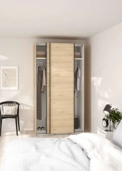 Home affaire Schwebetürenschrank »Como, Kleiderschrank, Schlafzimmerschrank« 4 Schwebetüren, Kleiderstange, Einlegeboden (Breite 118,5/178,5/244)