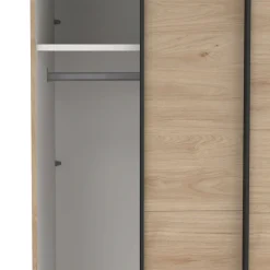 Home affaire Schwebetürenschrank »Como, Kleiderschrank, Schlafzimmerschrank« 4 Schwebetüren, Kleiderstange, Einlegeboden (Breite 118,5/178,5/244)