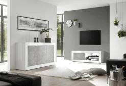 Home affaire Sideboard »Basic Breite 160 cm, Kommode 3 Türen, Anrichte,« Metallgriff, moderne Rahmenoptik, viel Stauraum, Farbauswahl