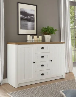 Home affaire Sideboard »Beauvais« Breite ca. 130 cm