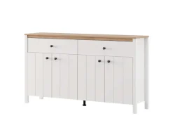 Home affaire Sideboard »BEDFORD Kommode, Kombikommode, Anrichte, Schrank« MDF-Profil 2D ummantelt, Hotstamping