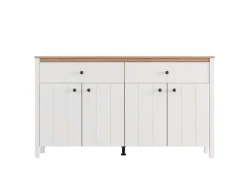 Home affaire Sideboard »BEDFORD Kommode, Kombikommode, Anrichte, Schrank« MDF-Profil 2D ummantelt, Hotstamping