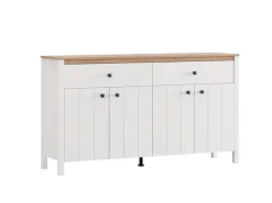 Home affaire Sideboard »BEDFORD Kommode, Kombikommode, Anrichte, Schrank« MDF-Profil 2D ummantelt, Hotstamping