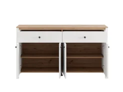 Home affaire Sideboard »BEDFORD Kommode, Kombikommode, Anrichte, Schrank« MDF-Profil 2D ummantelt, Hotstamping