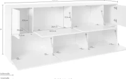 Home affaire Sideboard »bloom« Breite ca . 200 cm