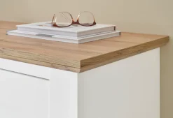 Home affaire Sideboard »Bristol« schwarze Metallgriffe, elegante Kranzoptik, ausreichend Stauraum
