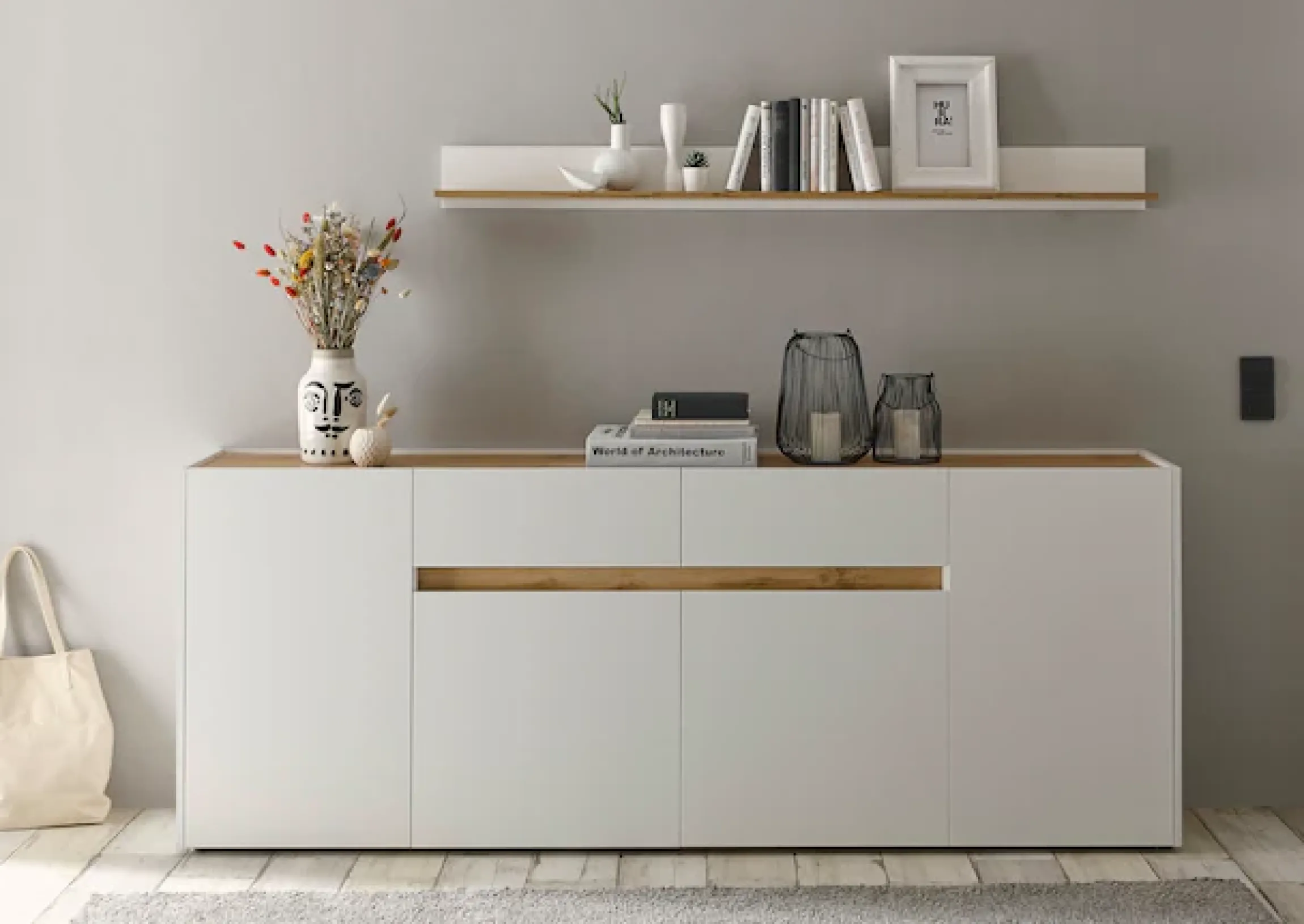 Home affaire Sideboard »City/Giron, moderner Schrank, Kommode, Stauraumschrank« zeitlos, modern, ausreichend Stauraum, vielseitig einsetzbar