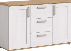 Home affaire Sideboard »Cosenza« Cosenza Sideboard 129 cm, 2 Türen, 4 Fächer, Sideboard, Wohnzimmer