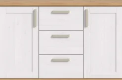 Home affaire Sideboard »Cosenza« Cosenza Sideboard 129 cm, 2 Türen, 4 Fächer, Sideboard, Wohnzimmer