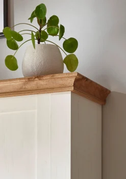 Home affaire Sideboard »Cremona, Sideboard, moderner Schrank, Kommode im Landhausstil« Metallgriffe, ausreichend Stauraum, vielseitig einsetzbar 210 cm breit