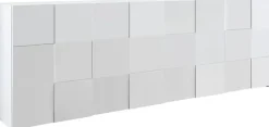 Home affaire Sideboard »Dama Breite 241, Kommode 4 Türen, Anrichte« Front in 3D-Optik, viel Stauraum, verschiedene Farben