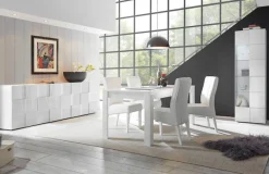 Home affaire Sideboard »Dama Breite 241, Kommode 4 Türen, Anrichte« Front in 3D-Optik, viel Stauraum, verschiedene Farben