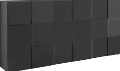 Home affaire Sideboard »Dama Breite 181, Kommode 3 Türen, Anrichte« Front in 3D-Optik, viel Stauraum, verschiedene Farben
