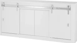 Home affaire Sideboard »Daytona, moderner Schrank, zeitlose Kommode, 201 cm breit« mit Schiebetürenbeschlag in Chrom-Optik, ausreichend Stauraum