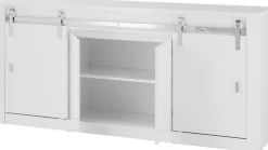 Home affaire Sideboard »Daytona, moderner Schrank, zeitlose Kommode, 201 cm breit« mit Schiebetürenbeschlag in Chrom-Optik, ausreichend Stauraum