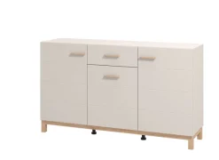 Home affaire Sideboard »Essex, Kommode, Kombikommode, Anrichte, Schrank« Modernes Sideboard: Kaschmir-Dekor, 3 Türen & 1 Schublade