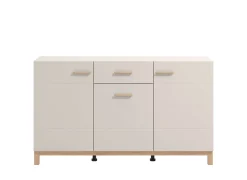 Home affaire Sideboard »Essex, Kommode, Kombikommode, Anrichte, Schrank« Modernes Sideboard: Kaschmir-Dekor, 3 Türen & 1 Schublade