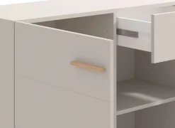 Home affaire Sideboard »Essex, Kommode, Kombikommode, Anrichte, Schrank« Modernes Sideboard: Kaschmir-Dekor, 3 Türen & 1 Schublade