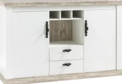 Home affaire Sideboard »Florenz« im romantischen Landhaus-Look, Breite 168 cm