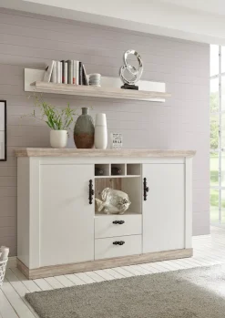 Home affaire Sideboard »Florenz« im romantischen Landhaus-Look, Breite 168 cm