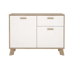 Home affaire Sideboard »Ikast, Stauraum, Schubladenschrank, Aufbewahrung« 2 Türen und 1 Schublade, Breite 99 cm, Höhe 73 cm