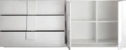 Home affaire Sideboard »Jupiter, Breite 241 cm, Kommode 2 Türen - Soft Closing, 3 Schubkästen,« Anrichte, moderne Griffblende, FSC®, cleveres Stauraumkonzept