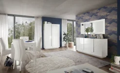 Home affaire Sideboard »Jupiter, Breite 181 cm, Kommode 3 Türen - Soft Closing, Anrichte,« moderne Griffblende, FSC®, cleveres Stauraumkonzept