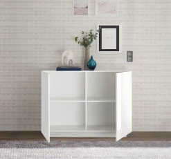 Home affaire Sideboard »Jupiter, Breite 121 cm, Kommode 2 Türen - Soft Closing, Anrichte,« moderne Griffblende, FSC®, cleveres Stauraumkonzept