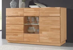 Home affaire Sideboard »Laima« Kommode, Breite 140 cm, teilmassiv, FSC®-zertifiziert