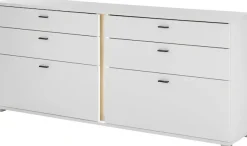 Home affaire Sideboard »LONG ISLAND« 1 Stk. tlg. in moderner Trendfarbe,inklusive senkrechter Beleuchtung,Breite 200 cm