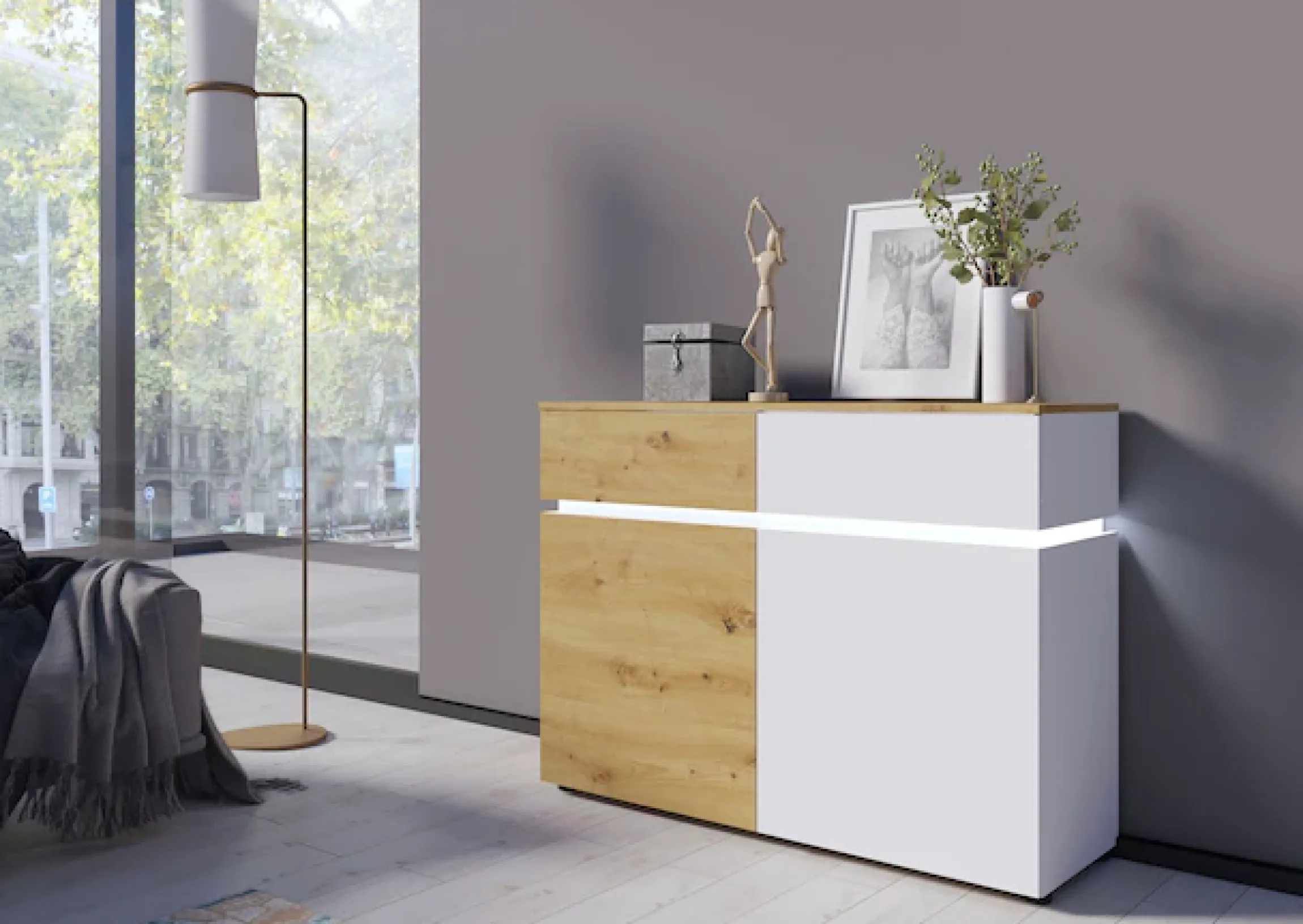 Home affaire Sideboard »Luci« Breite 120 cm