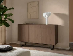 Home affaire Sideboard »Lund, moderner Schrank, Kommode mit Kufengestell« optisch dünner Oberboden, hochwertige Optik, ausreichend Stauraum